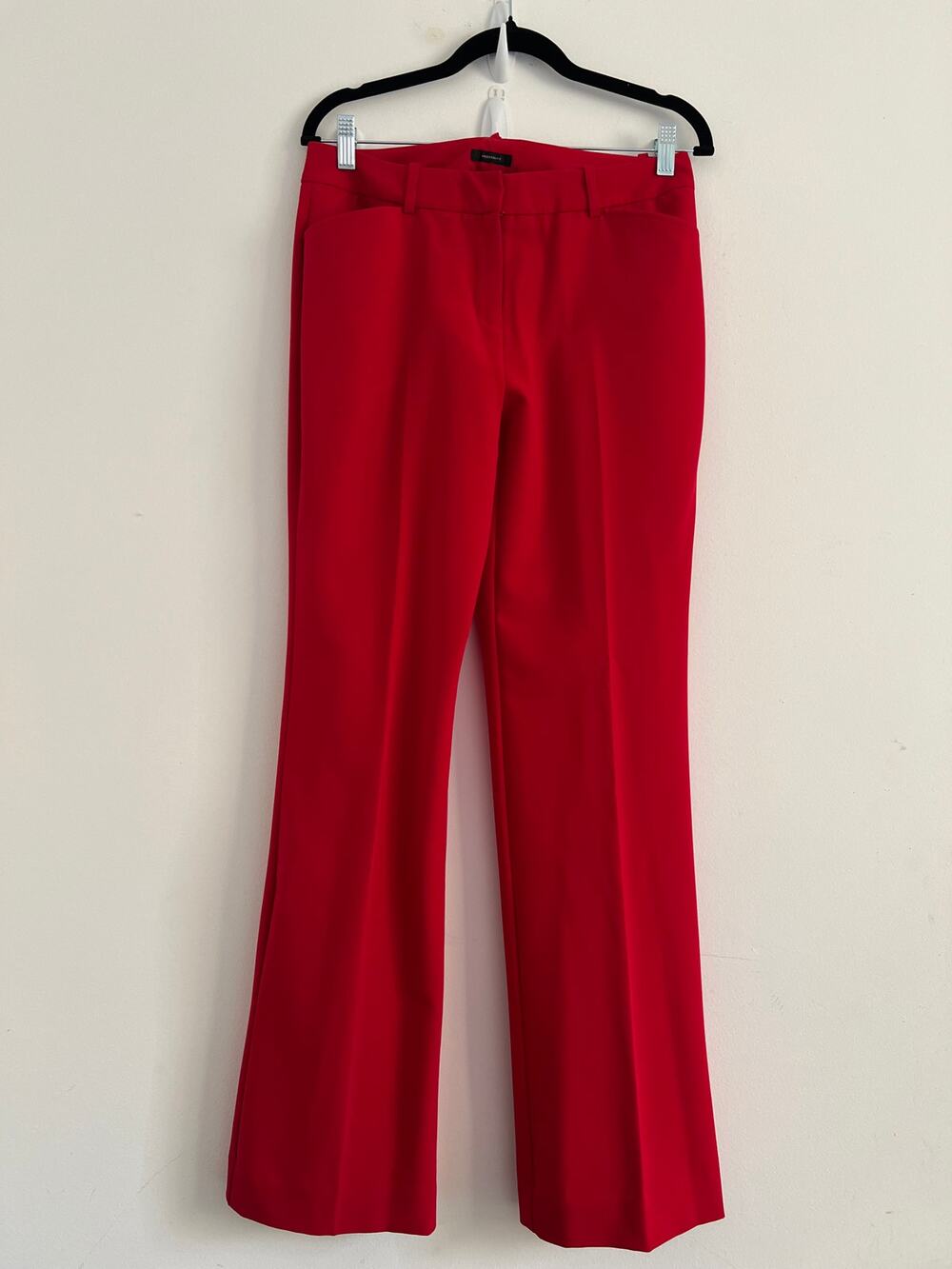 Worthington Modern Fit Red Bootcut Dress Pants Women’s Size 4 Tailored Trousers